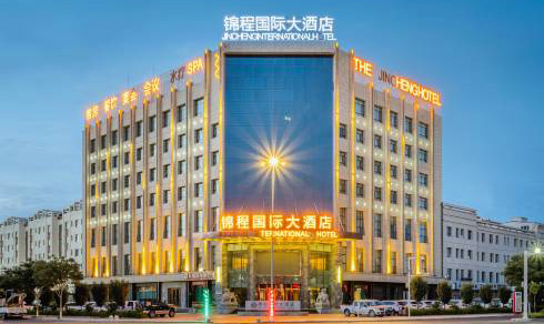 酒泉锦程大酒店礼宴中心两翼旋转门